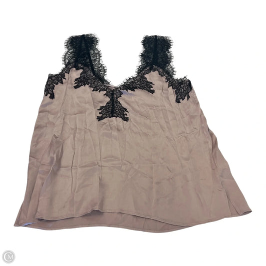 Top Sleeveless By Cma In Black & Brown, Size: Xl