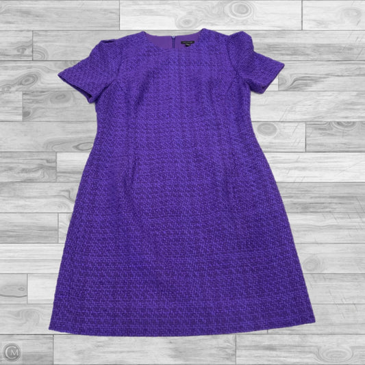 Dress Casual Short By Ann Taylor In Purple, Size: 6p