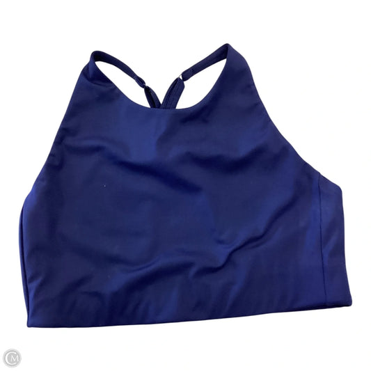 Athletic Bra By Clothes Mentor In Navy, Size: L