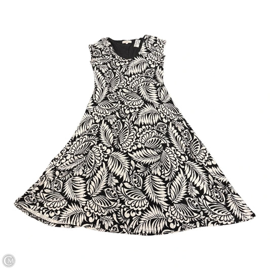 Dress Casual Maxi By Loft In Black & White, Size: Xl