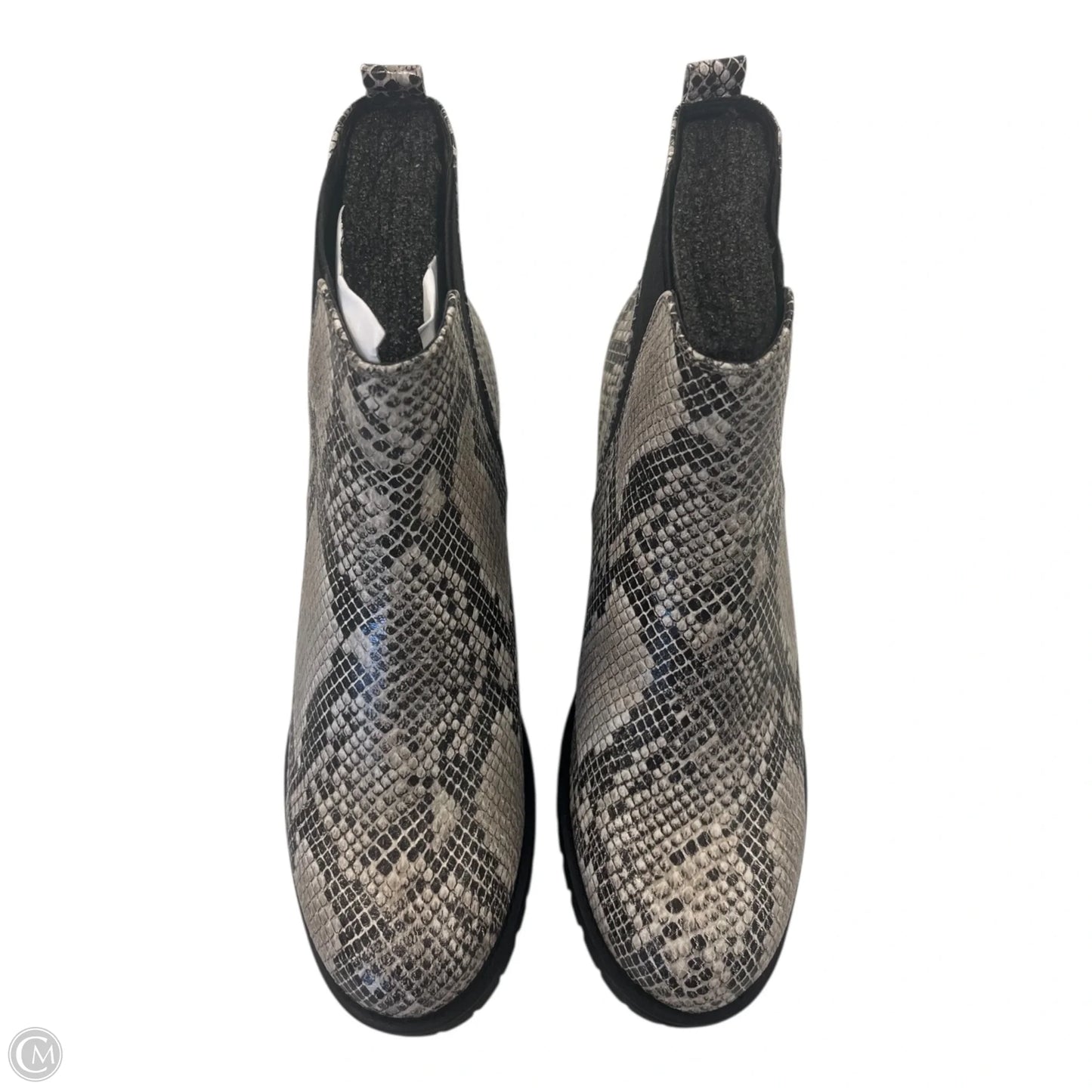 Boots Ankle Heels By Mia In Snakeskin Print, Size: 9