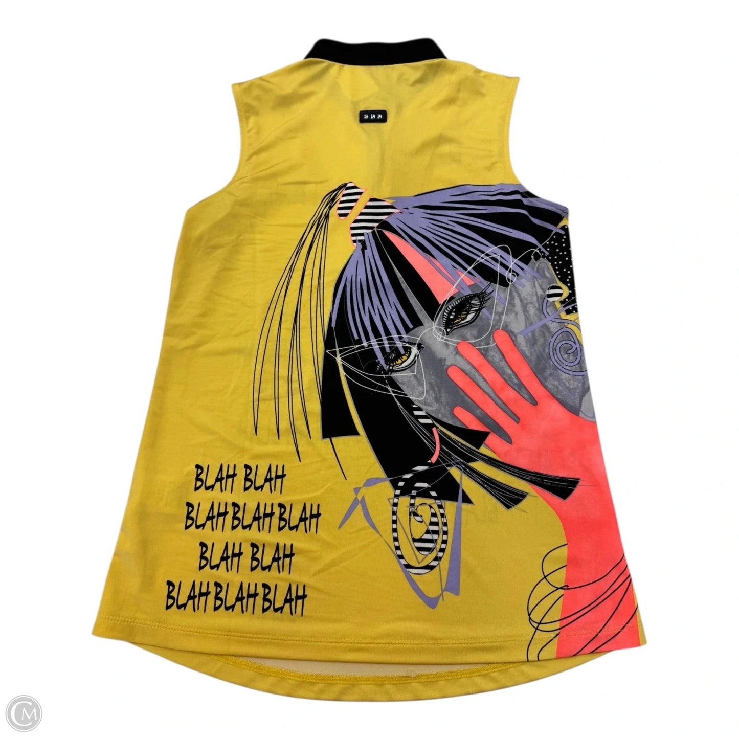 Athletic Tank Top By Jamie Sadock In Yellow, Size: Xs