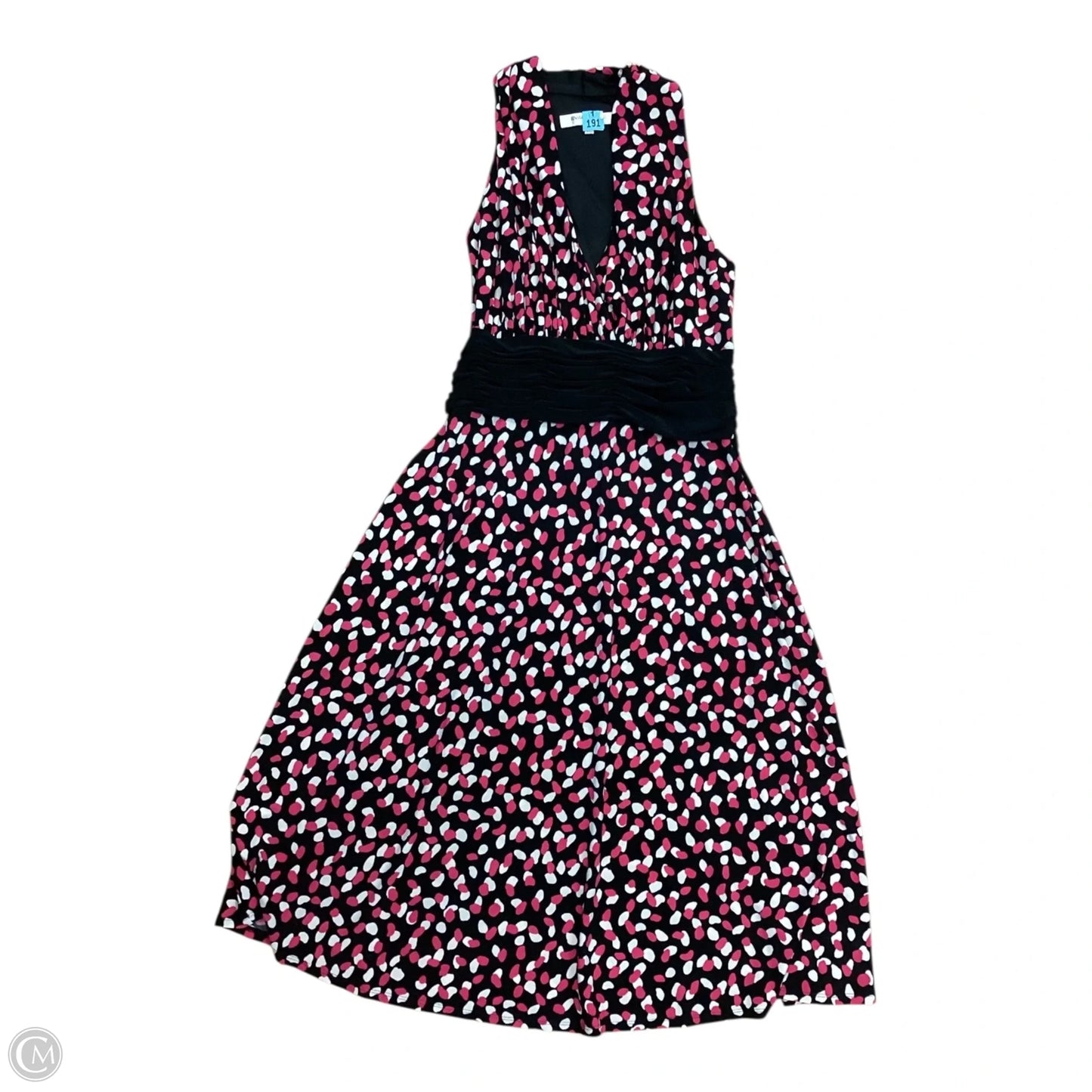 Dress Casual Short By Evan-picone In Pink & White, Size: 16