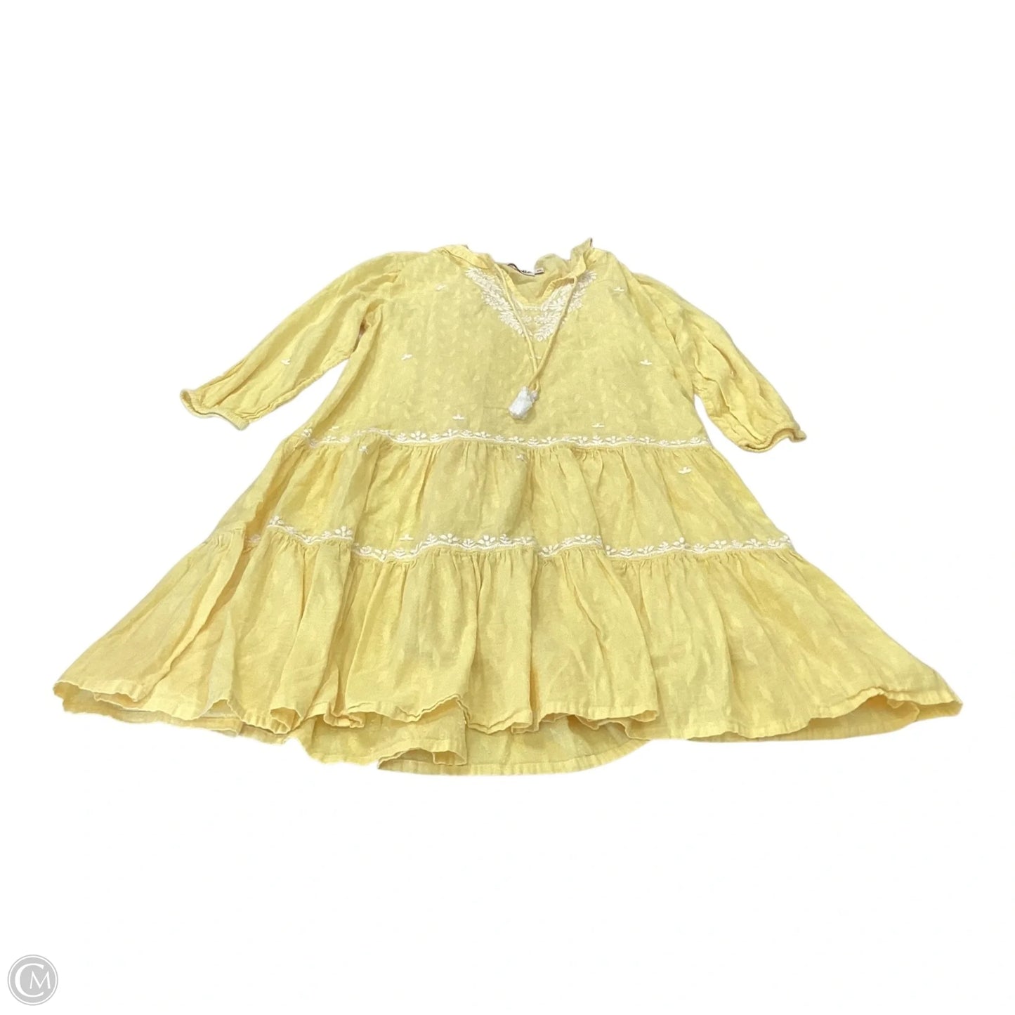 Dress Casual Short By Clothes Mentor In Yellow, Size: Xs