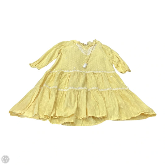 Dress Casual Short By Clothes Mentor In Yellow, Size: Xs