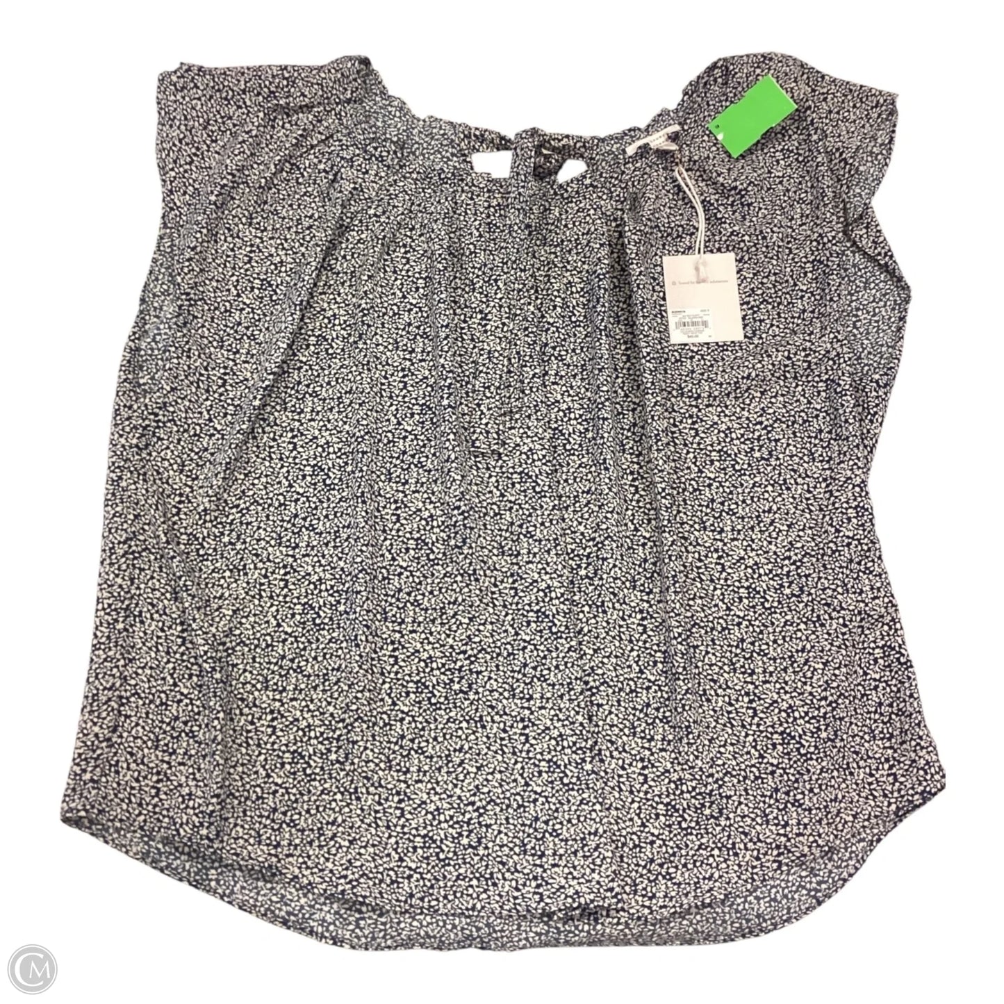 Top Sleeveless By Clothes Mentor In Blue & White, Size: S
