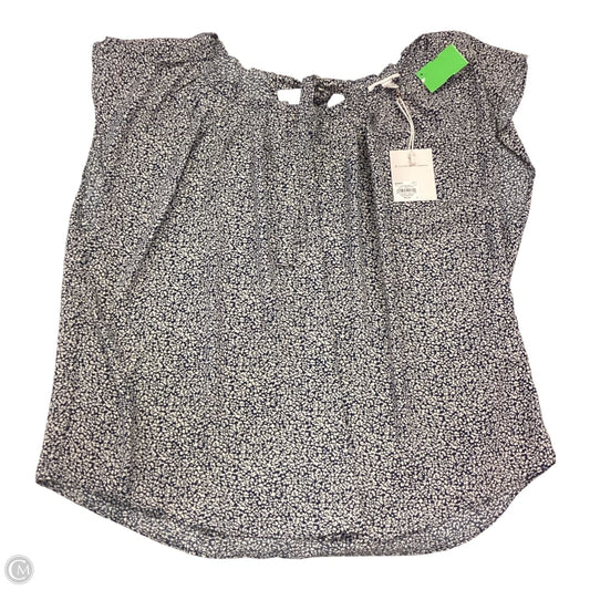 Top Sleeveless By Clothes Mentor In Blue & White, Size: S