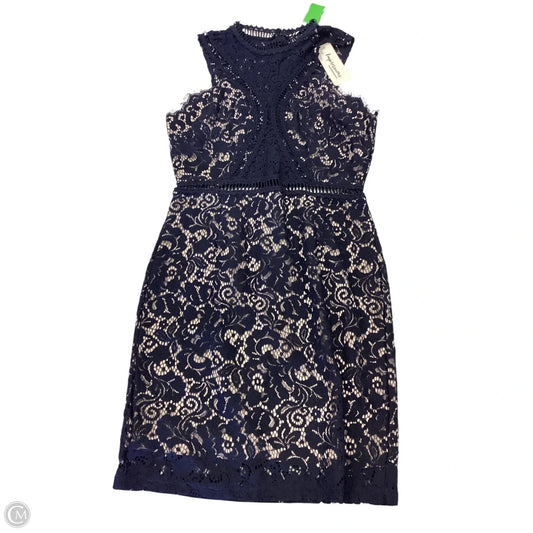Dress Casual Short By Impressions In Navy, Size: L