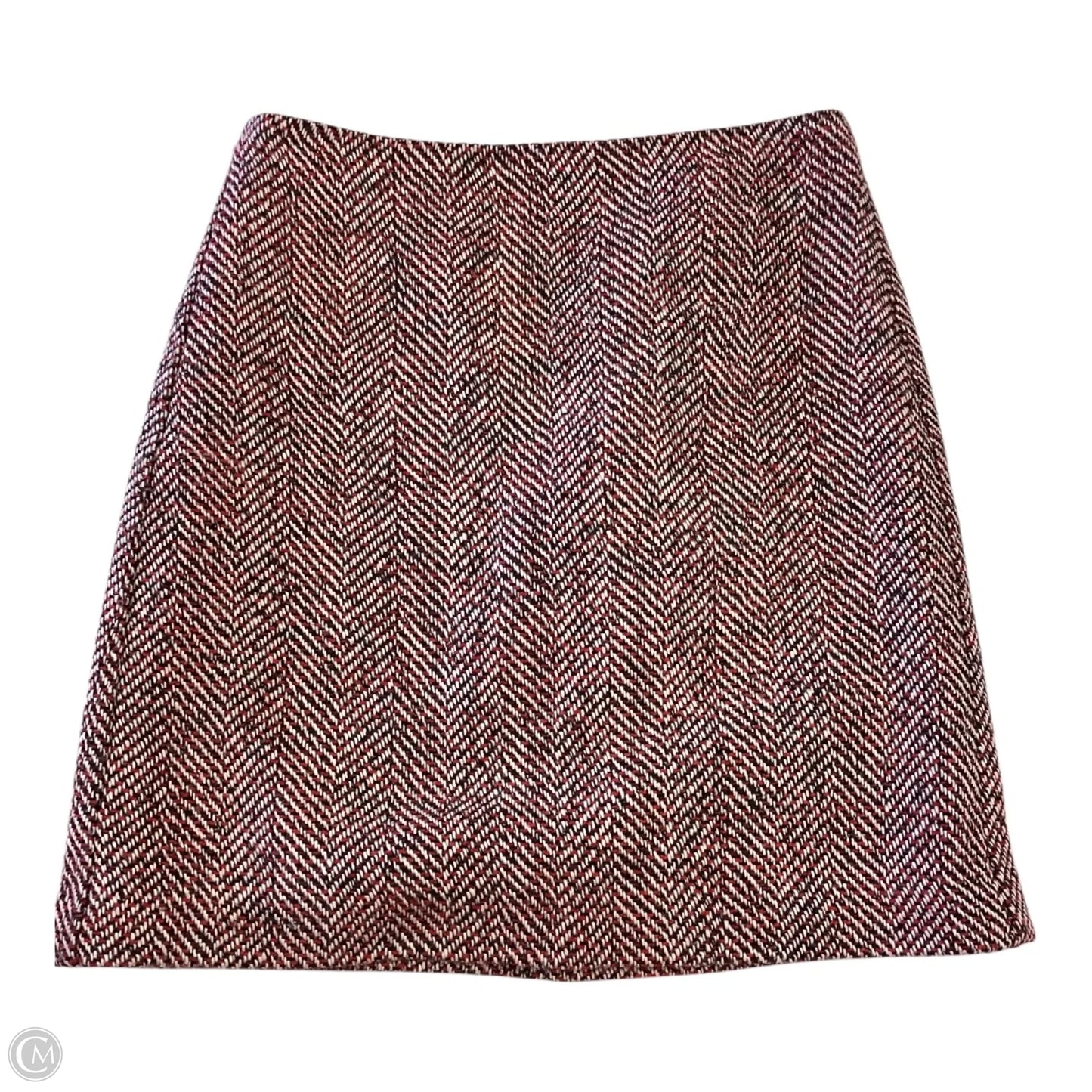 Skirt Mini & Short By Loft In Red & White, Size: 0