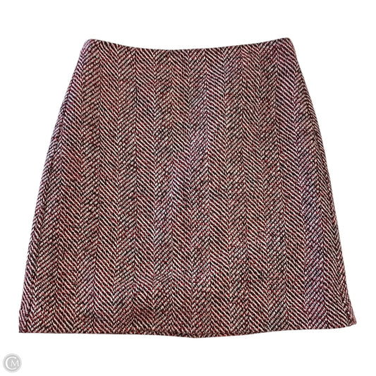 Skirt Mini & Short By Loft In Red & White, Size: 0