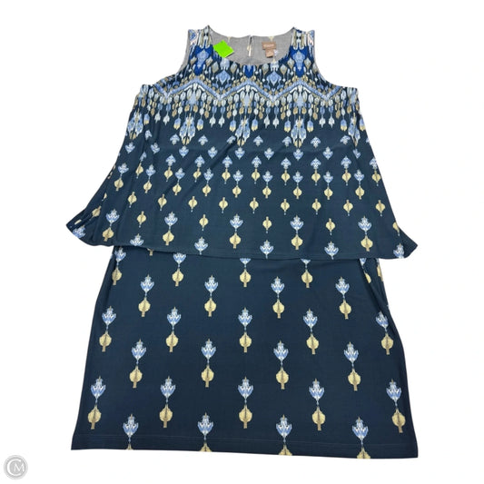 Dress Casual Short By Chicos In Blue, Size: L