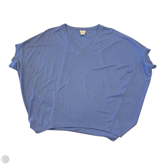 Top Short Sleeve By Chicos In Blue, Size: M