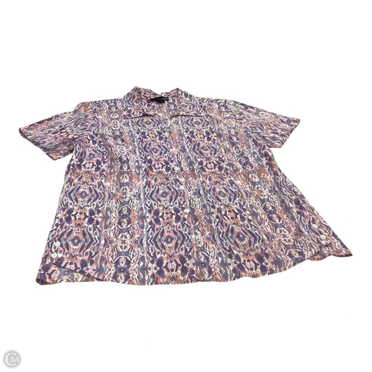Top Short Sleeve By Clothes Mentor In Multi-colored, Size: M