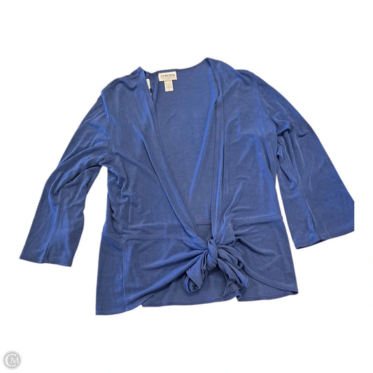 Kimono By Chicos In Blue, Size: M