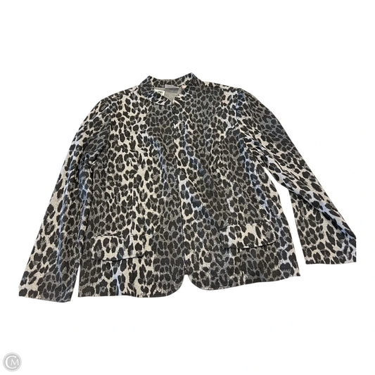 Jacket Other By Chicos In Grey, Size: Xl