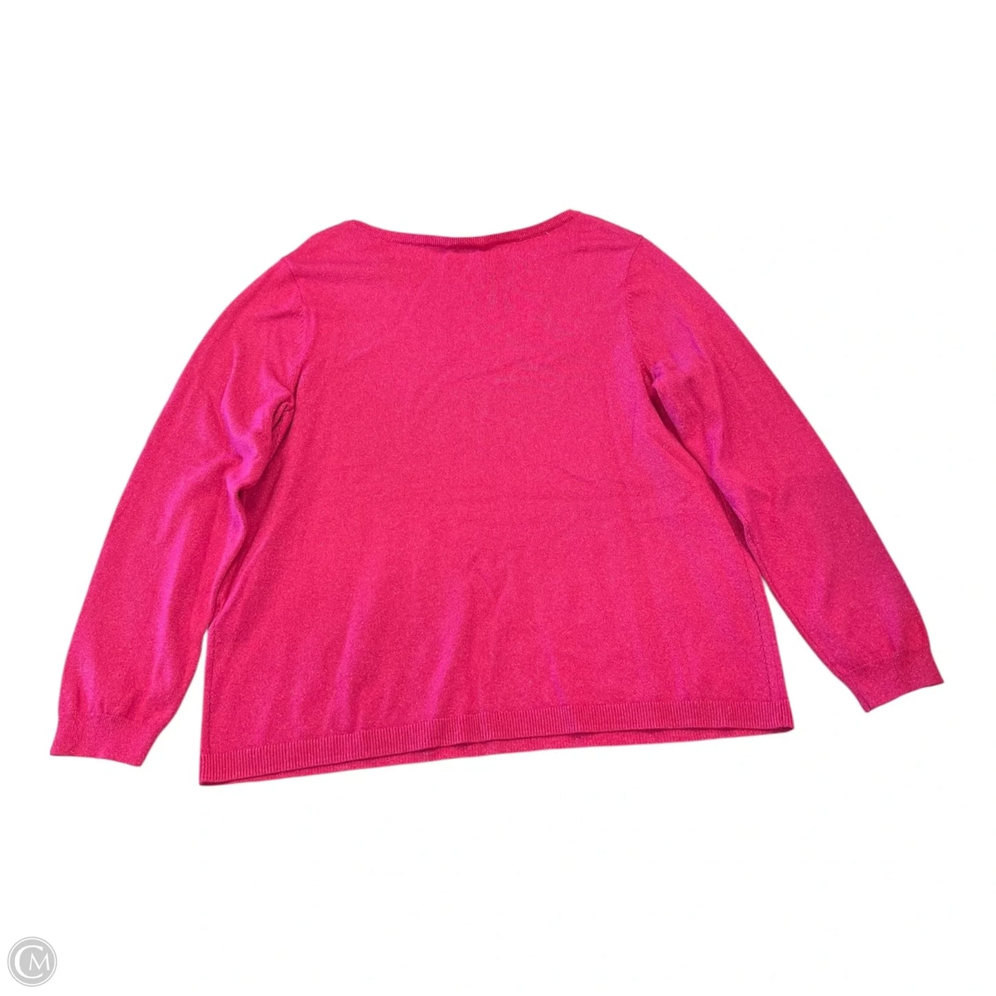 Top Long Sleeve By Chicos In Pink, Size: L