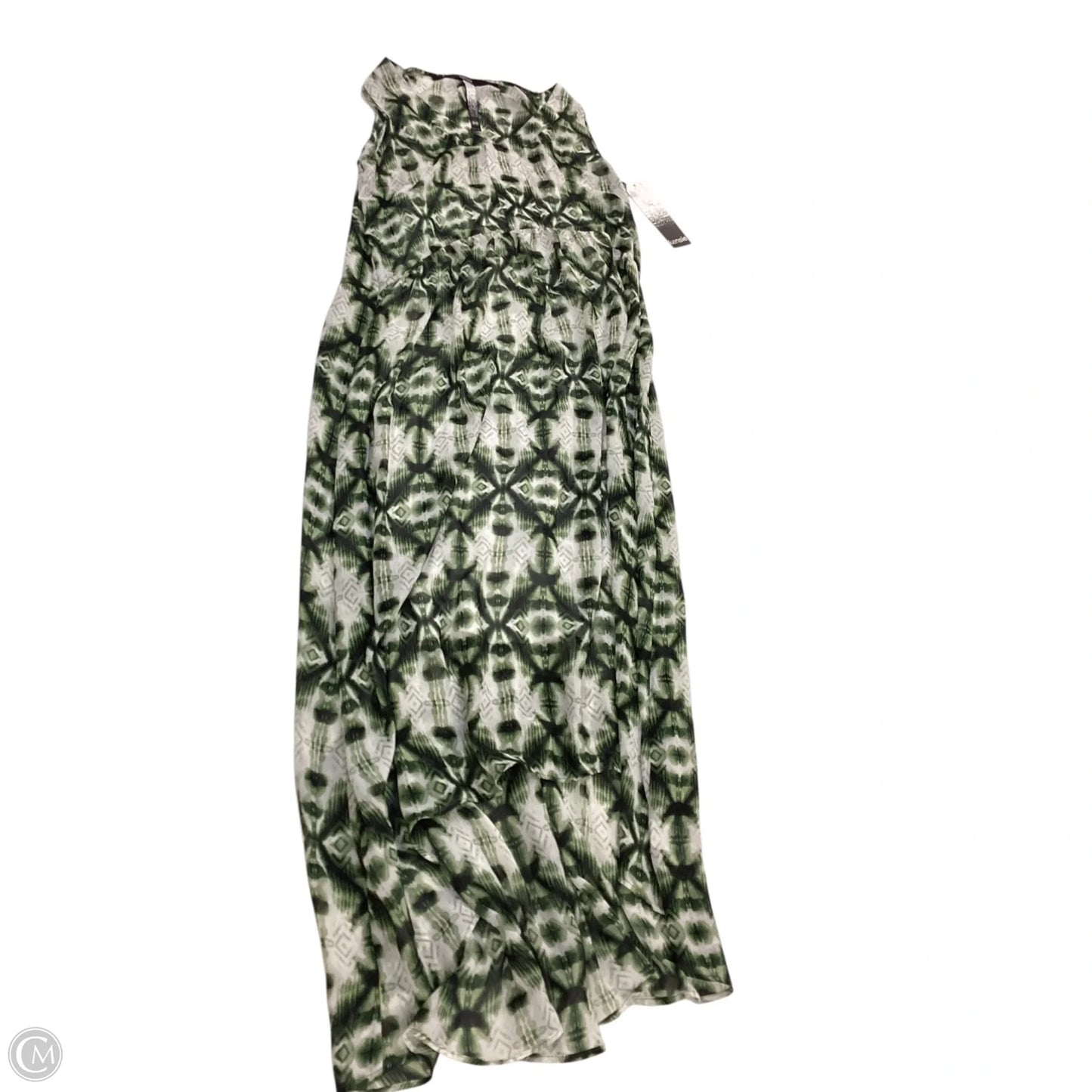 Dress Casual Maxi By Kensie In Green & White, Size: M