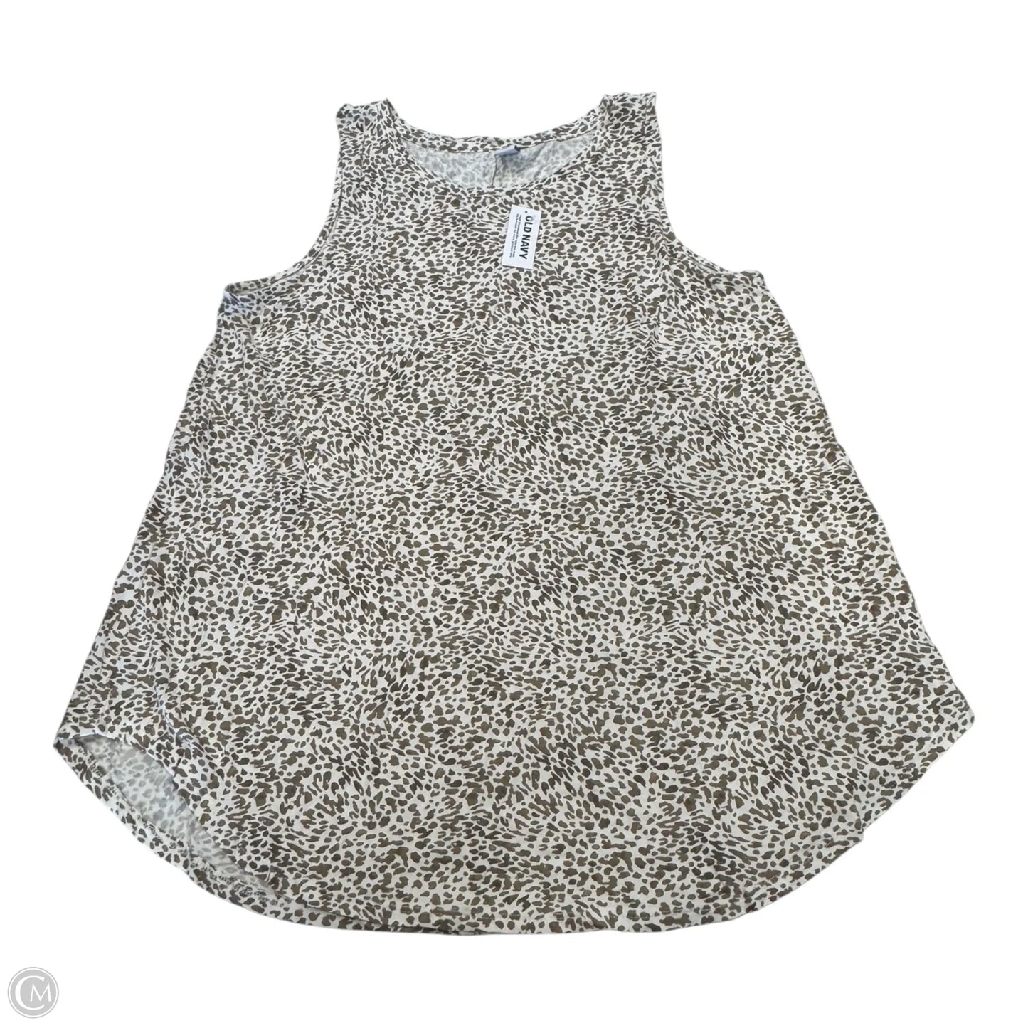 Top Sleeveless Basic By Old Navy In Animal Print, Size: L