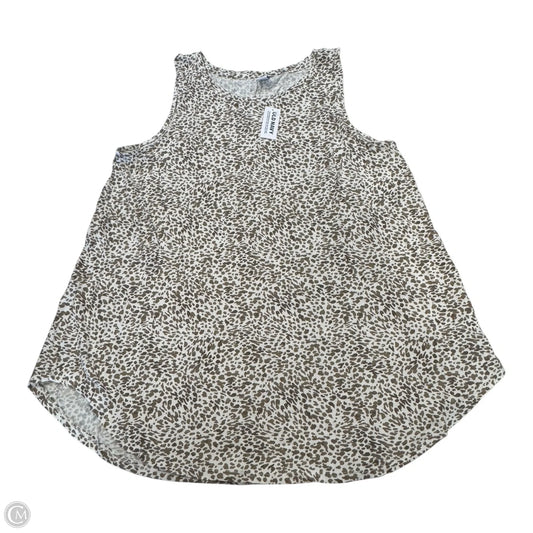 Top Sleeveless Basic By Old Navy In Animal Print, Size: L