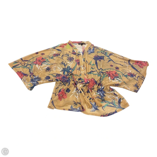 Swimwear Cover-up By Derek Heart In Floral Print, Size: L