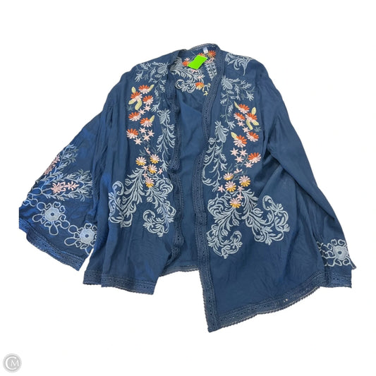 Swimwear Cover-up By Clothes Mentor In Floral Print, Size: 3x