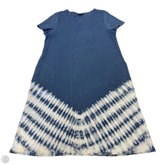 Dress Casual Short By J. Jill In Blue & White, Size: M