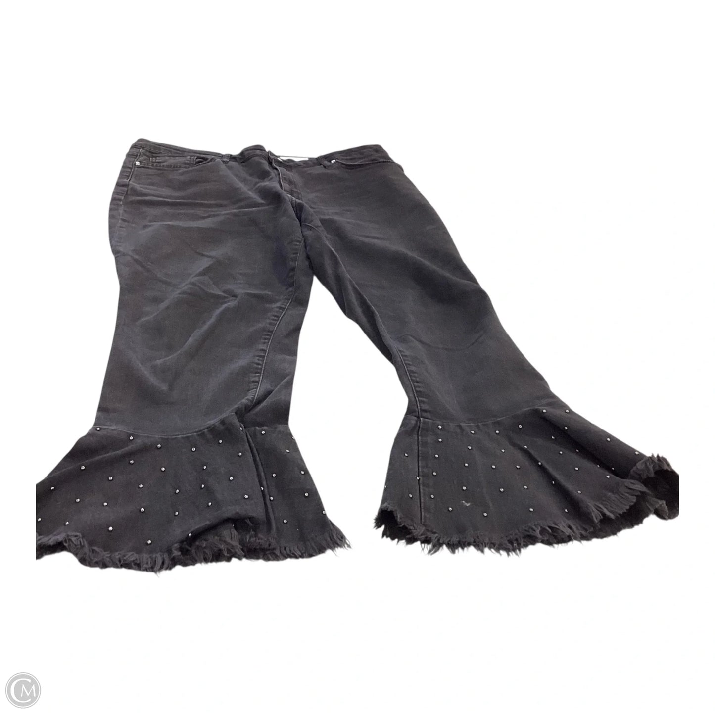 Pants Cropped By Pilcro In Black, Size: 12