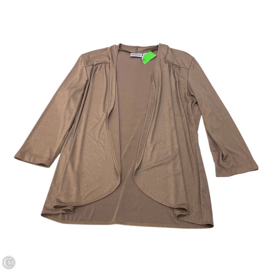 Cardigan By Chicos In Gold, Size: L