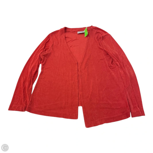 Cardigan By Chicos In Orange, Size: L