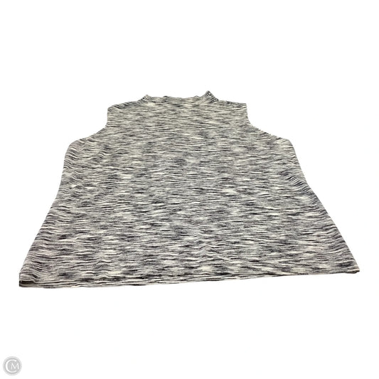 Top Sleeveless By Nine West In Black & White, Size: M