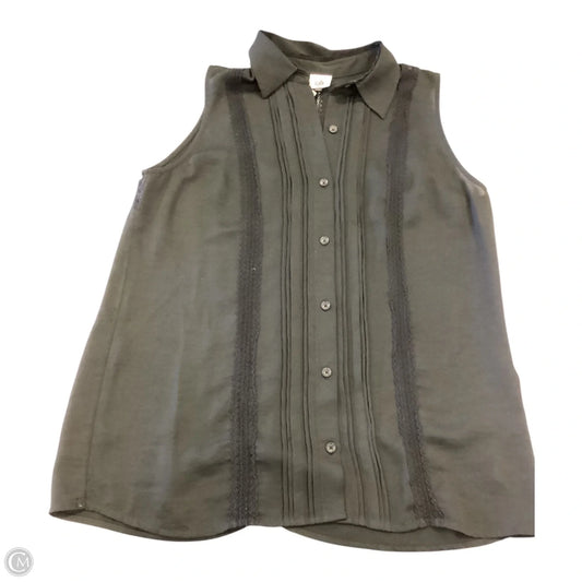 Top Sleeveless By Cabi In Black, Size: M