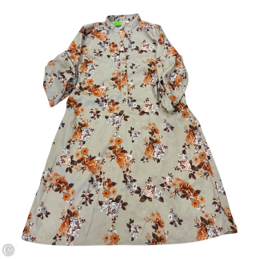 Dress Casual Short By Mph In Floral Print, Size: L