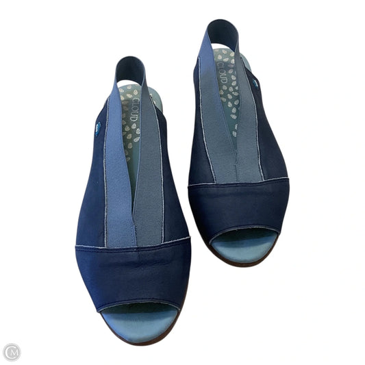 Shoes Flats By Clothes Mentor In Blue, Size: 10.5