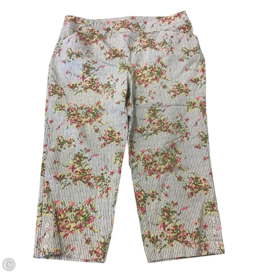 Pants Other By Chicos In Floral Print, Size: 14