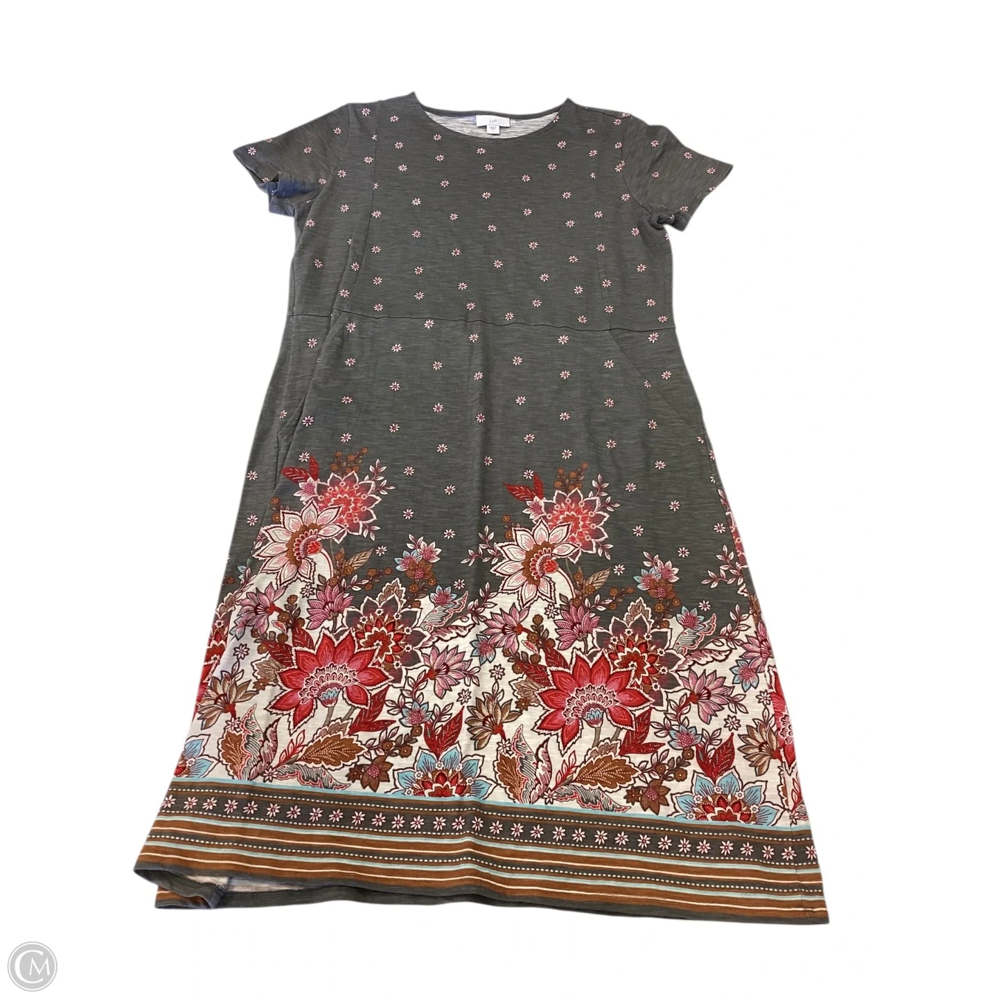 Dress Casual Short By J. Jill In Floral Print, Size: S