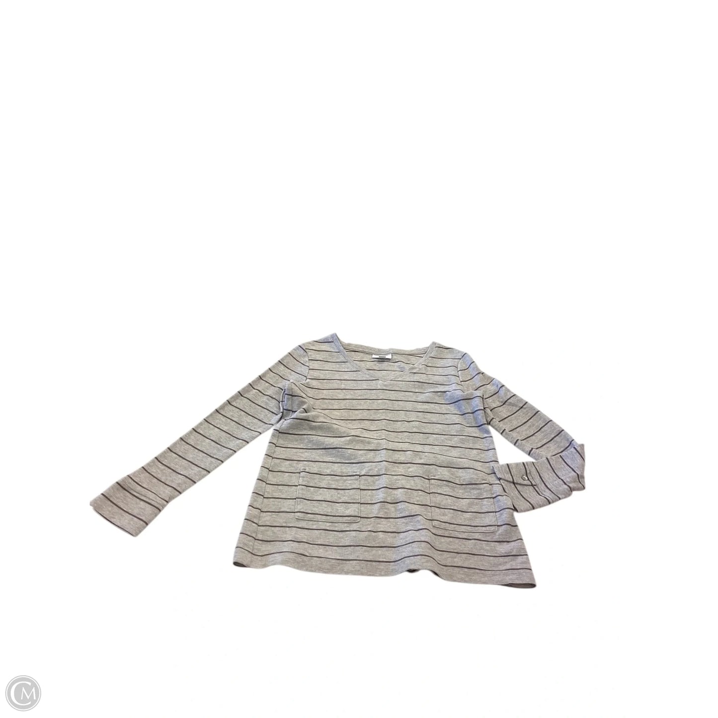 Top Long Sleeve By J. Jill In Grey, Size: Xs