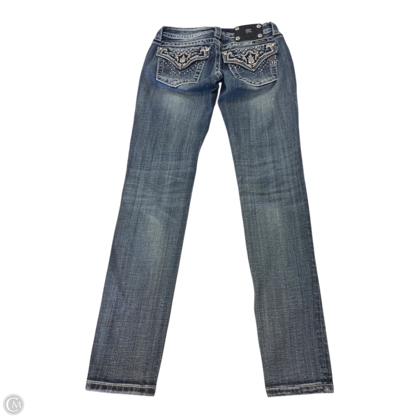 Jeans Skinny By Miss Me In Blue Denim, Size: 2