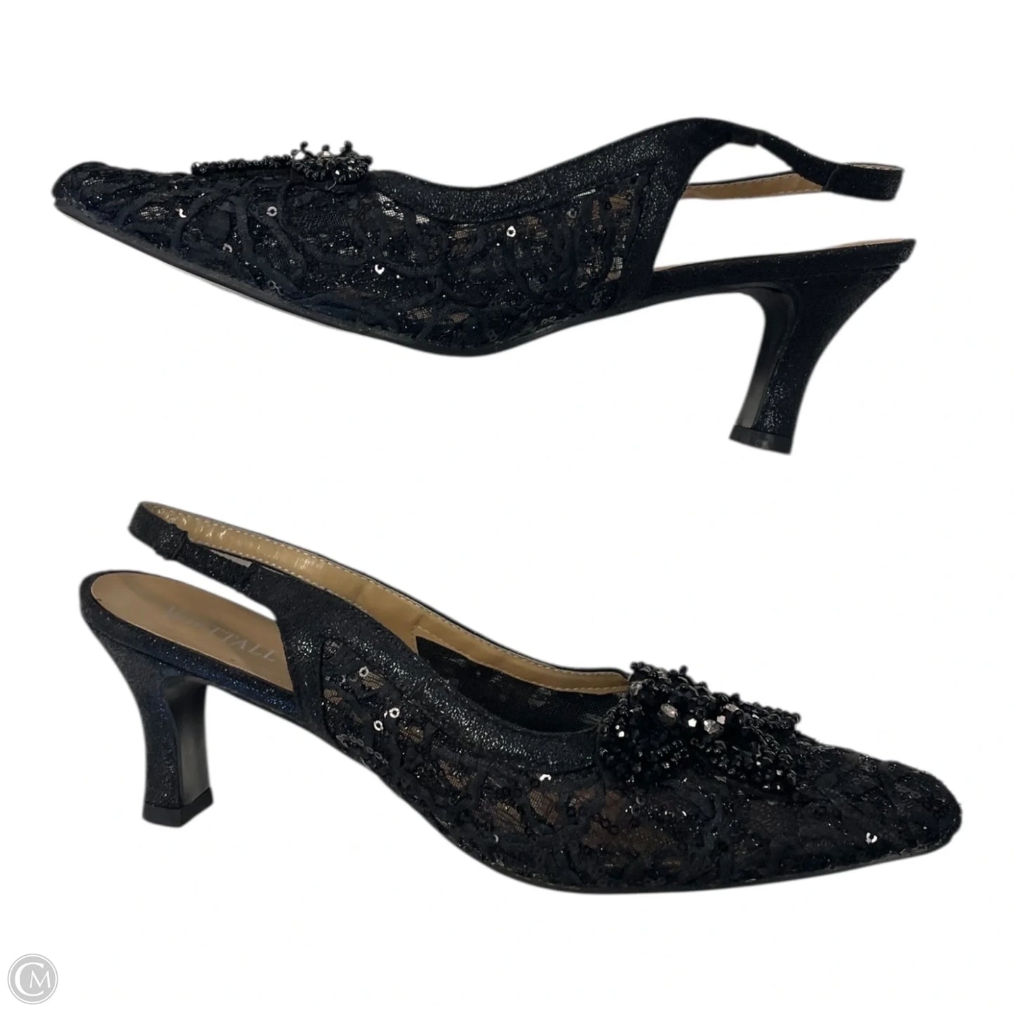 Shoes Heels Kitten By Clothes Mentor In Black, Size: 10