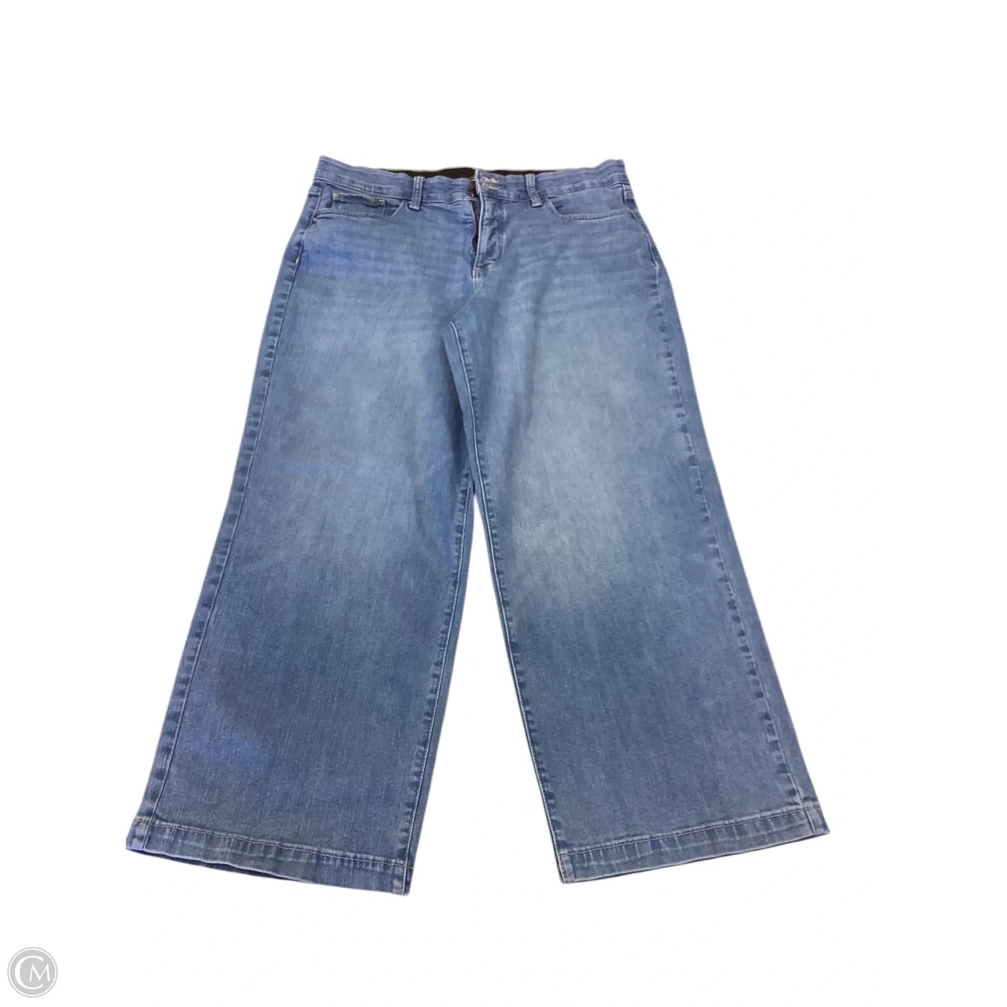 Jeans Wide Leg By St Johns Bay In Blue Denim, Size: 14p