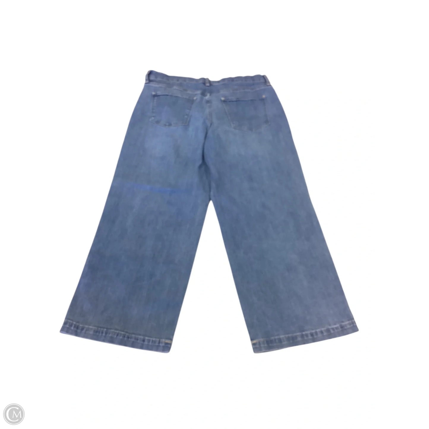 Jeans Wide Leg By St Johns Bay In Blue Denim, Size: 14p