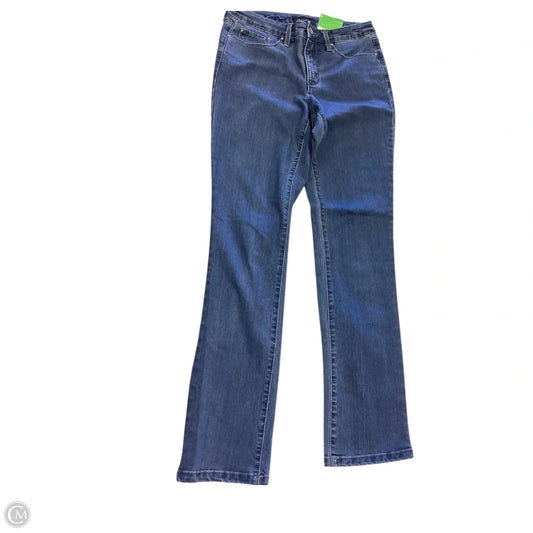 Jeans Straight By Charter Club In Blue Denim, Size: 4