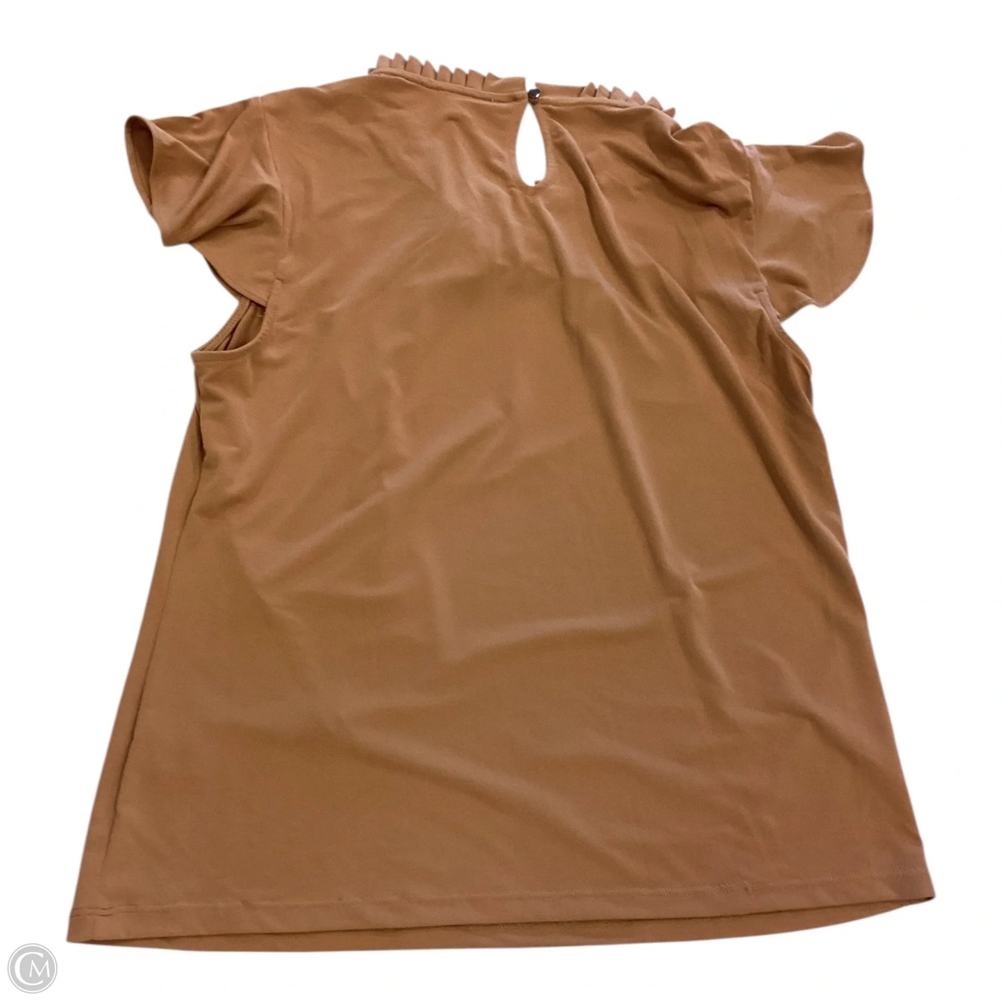 Top Sleeveless By Calvin Klein In Brown, Size: M