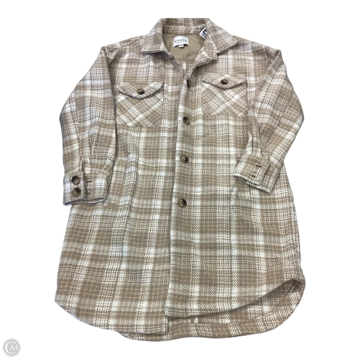 Jacket Other By Stoosh In Tan & White, Size: M