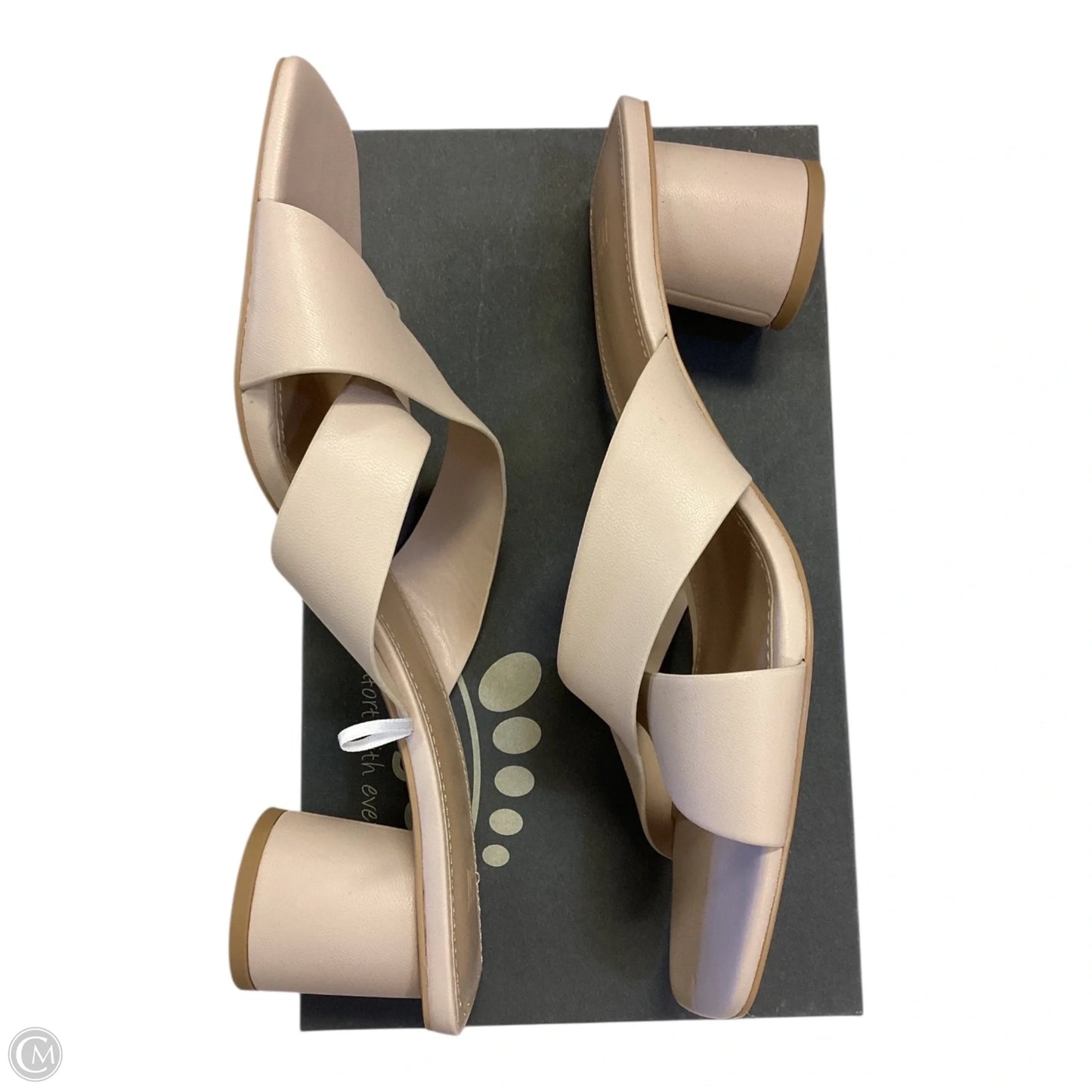 Shoes Heels Block By H&m In Tan, Size: 8