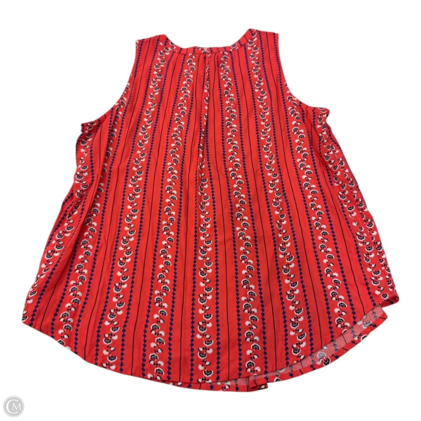 Top Sleeveless By Croft And Barrow In Red, Size: Lp