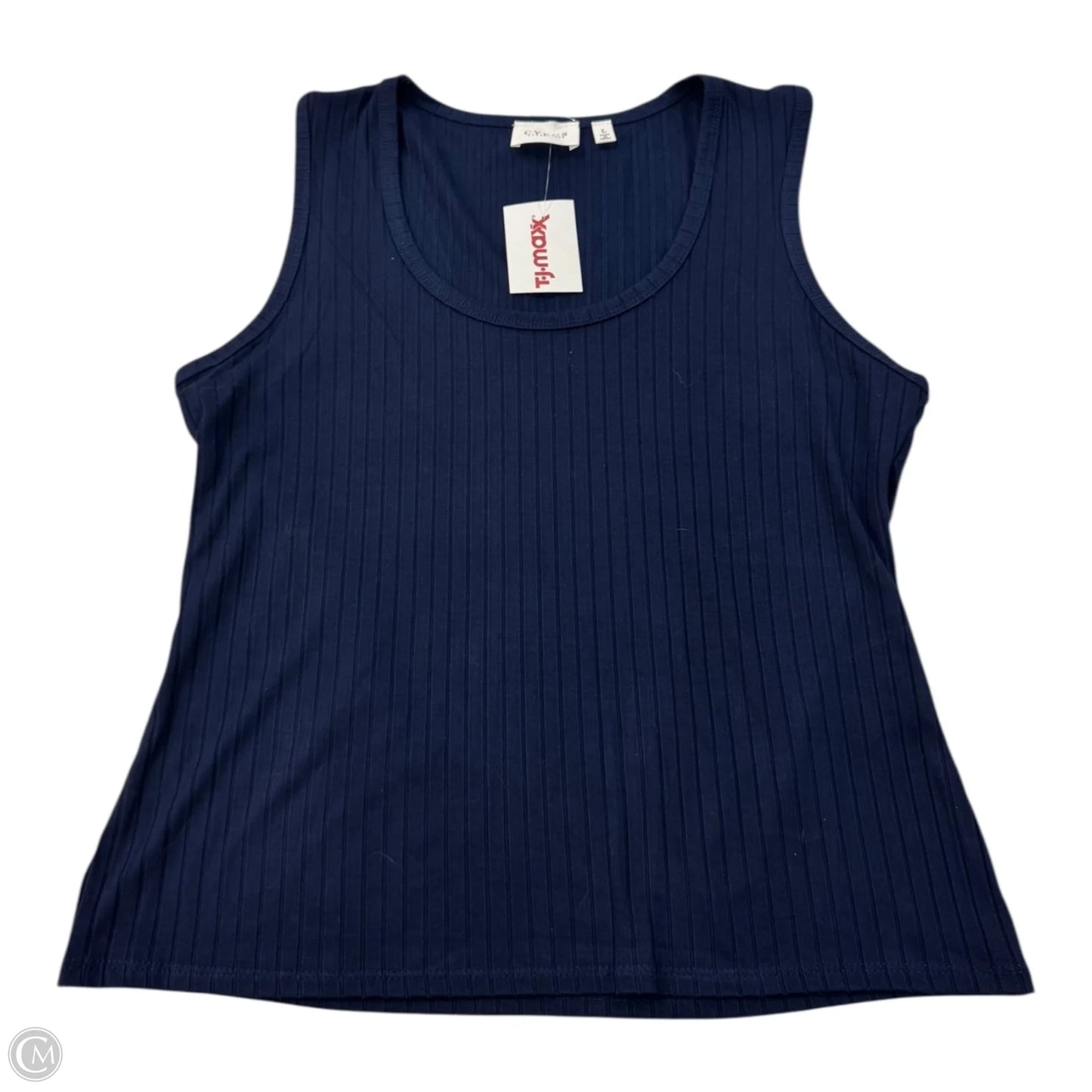 Top Sleeveless By Cyrus In Navy, Size: L