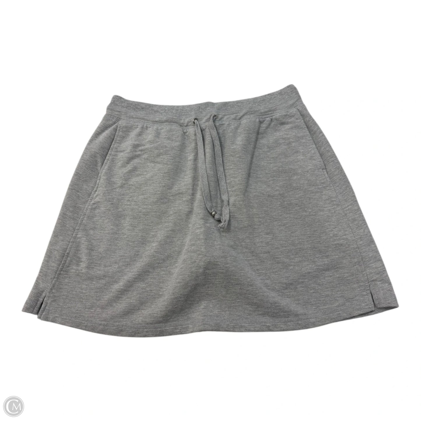 Skort By Green Tea In Grey, Size: L