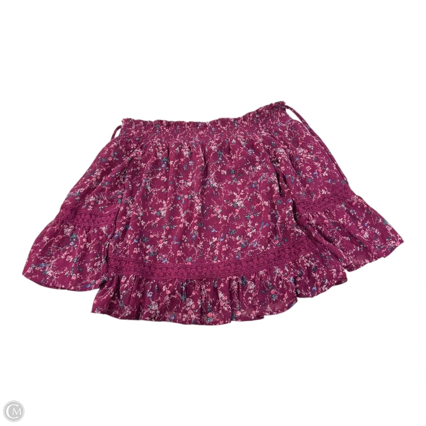 Top Long Sleeve By Skies Are Blue In Pink, Size: S