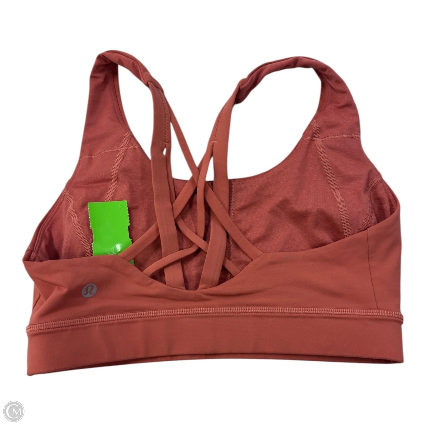 Athletic Bra By Lululemon In Coral, Size: 6