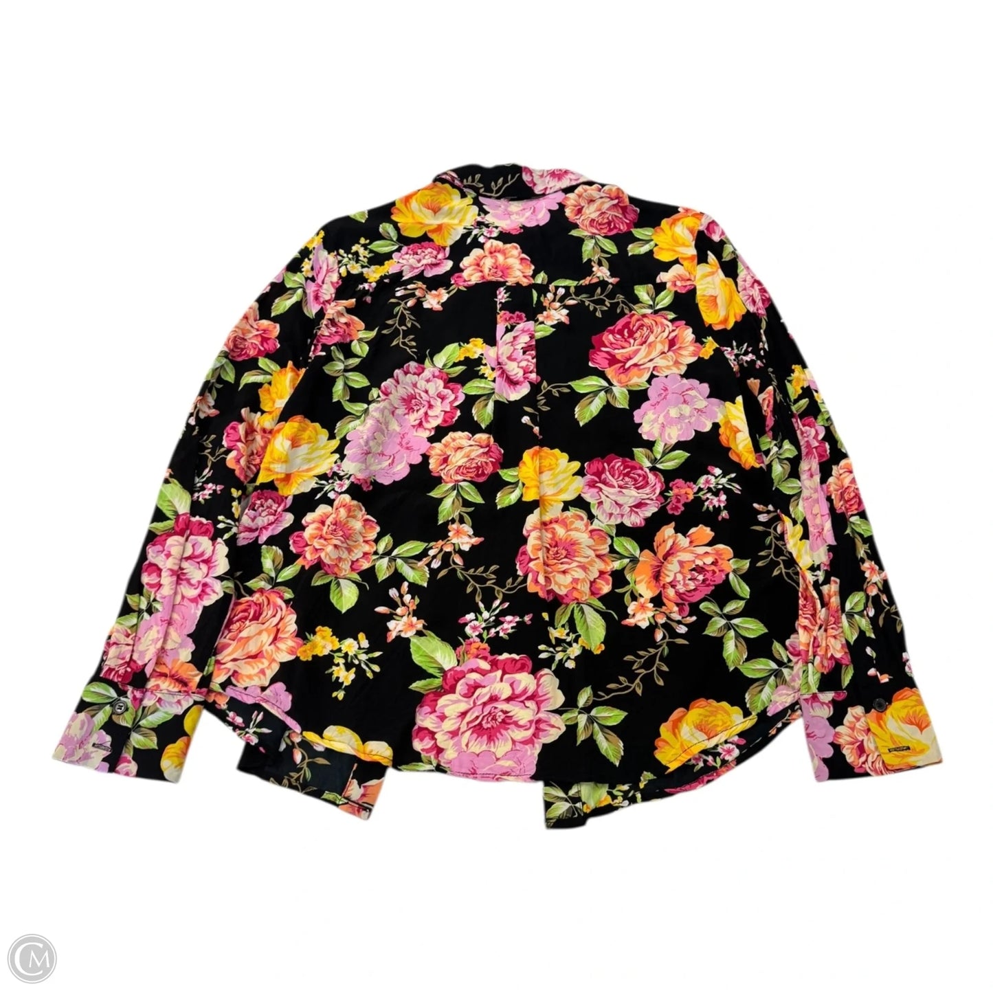 Top Long Sleeve By Truth In Floral Print, Size: M